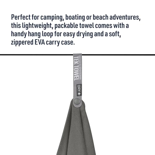 Sea to Summit Tek Towel Small Beluga – Ultra-Plush Quick-Dry Camping & Travel Towel