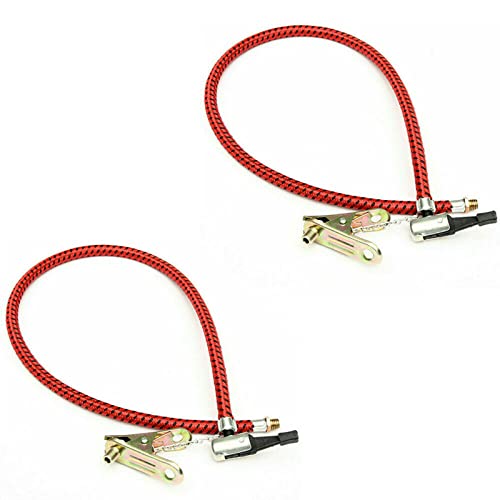 Bicycle Tire Air Pump Inflator - 2-Pack, 60cm Hose