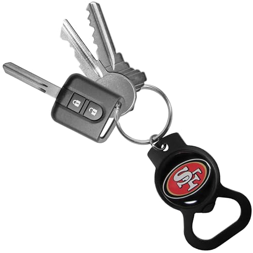 San Francisco 49ers Bottle Opener Key Chain - Black