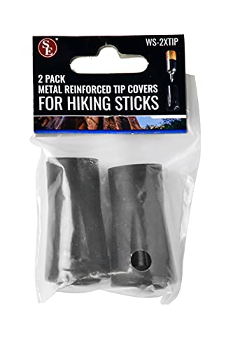 Rubber Tips for Walking Sticks - 2-Pack with Enhanced Grip