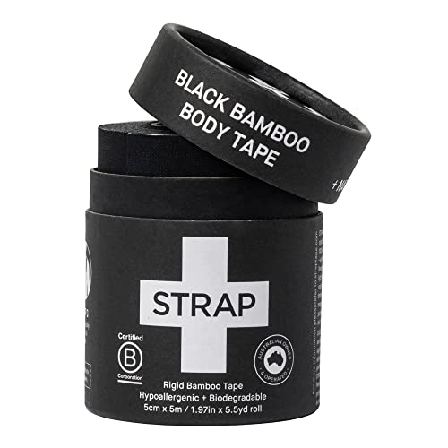 Biodegradable Black Bamboo Body Tape - 1 ct Hypoallergenic