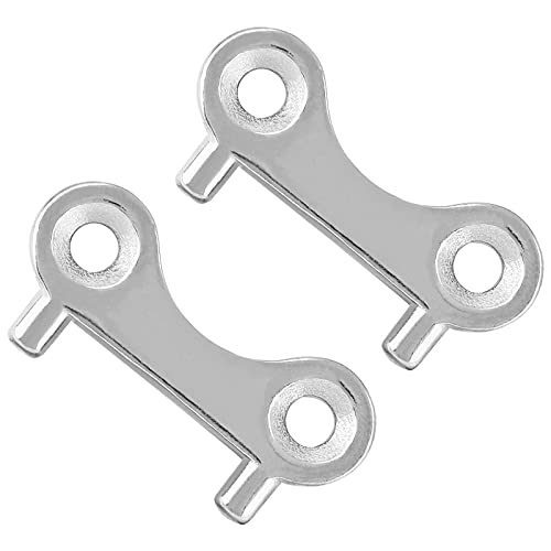 2-Pack 316 Stainless Steel Boat Deck Fill Plate Key for Fuel Water Caps