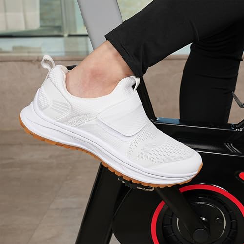 Women's Cycling Shoes - Comfortable & Breathable, Size 9.5 - White
