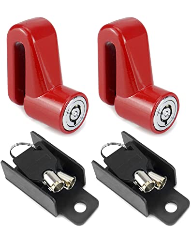 2 Pack Motorcycle Disc Brake Lock - Heavy Duty Anti-Theft Security