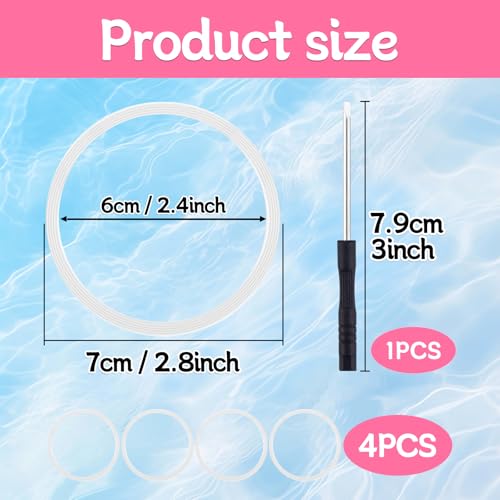4-Pack Replacement Silicone O-Ring Gasket for Owala Bottles