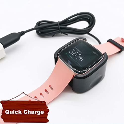 2-Pack Charging Dock for Fitbit Versa/Lite/SE - Charger Stand