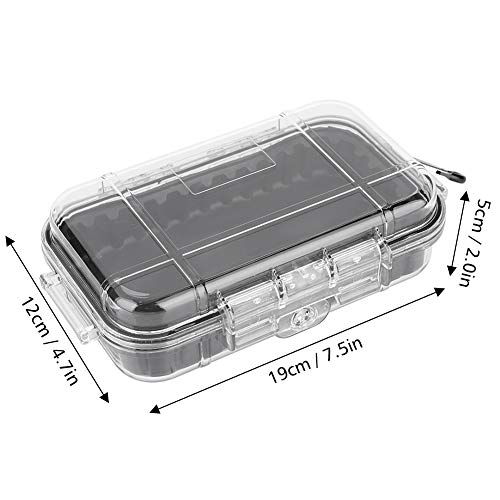 Tomotato Transparent Waterproof Dry Box Case for Outdoor Camping Boating Shockproof Storage