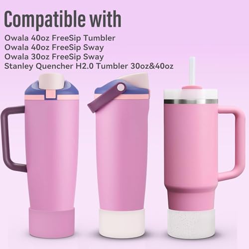Silicone Boot Sleeve for Owala 30oz & 40oz Tumblers - Black Cherry