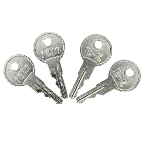 4-Pack Golf Cart Ignition Keys - 17063-G1 Replacement for Gas & Electric