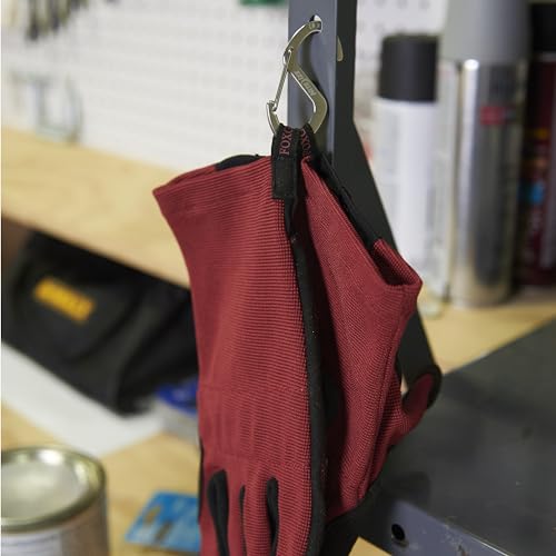 Nite Ize S-Biner Hook 'N Hold S-Hook, Stainless Steel S-Hook with Clip, Holds Keys Tumblers and More, Small 2 Pack