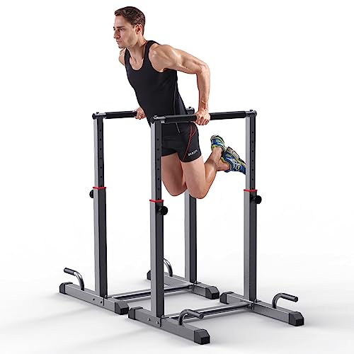 Adjustable Dip Bar Station - Heavy-Duty, 1200lbs Capacity