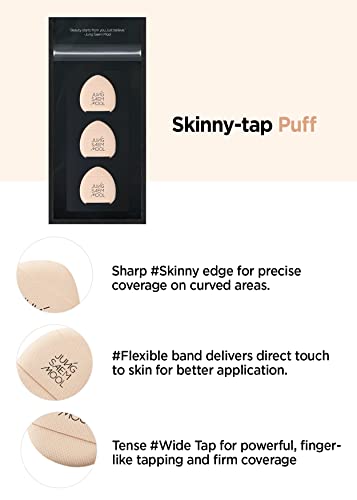 Skinny Tap Puff Set - 3 Ultra-Precise Makeup Applicators