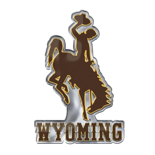 Wyoming Cowboys NCAA Logo Emblem - 3.25-Inch 3D Design