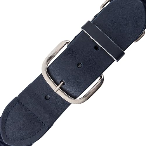 Baseball & Softball Uniform Belt - Adjustable Stretch Fit, Navy Youth (18-32 In)