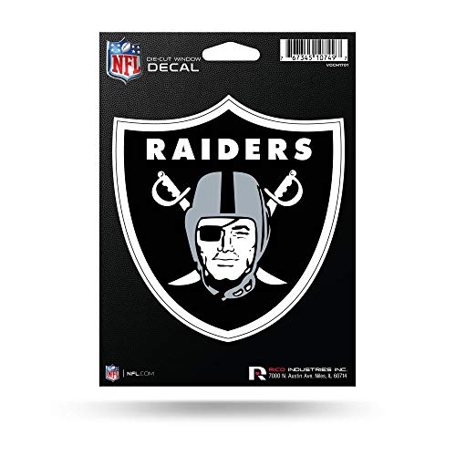 Las Vegas Raiders NFL Medium Die Cut Vinyl Decal - 5x7