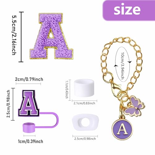 Butterfly Cup Accessory Set for 30oz & 40oz Tumblers - Purple H