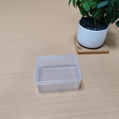 4 Pack Plastic Card Storage Boxes for Playing Cards, Coins, Jewelry