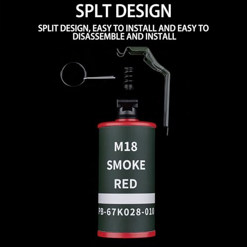 Airsoft Dummy Grenade Toy - Red & Green Tactical Props