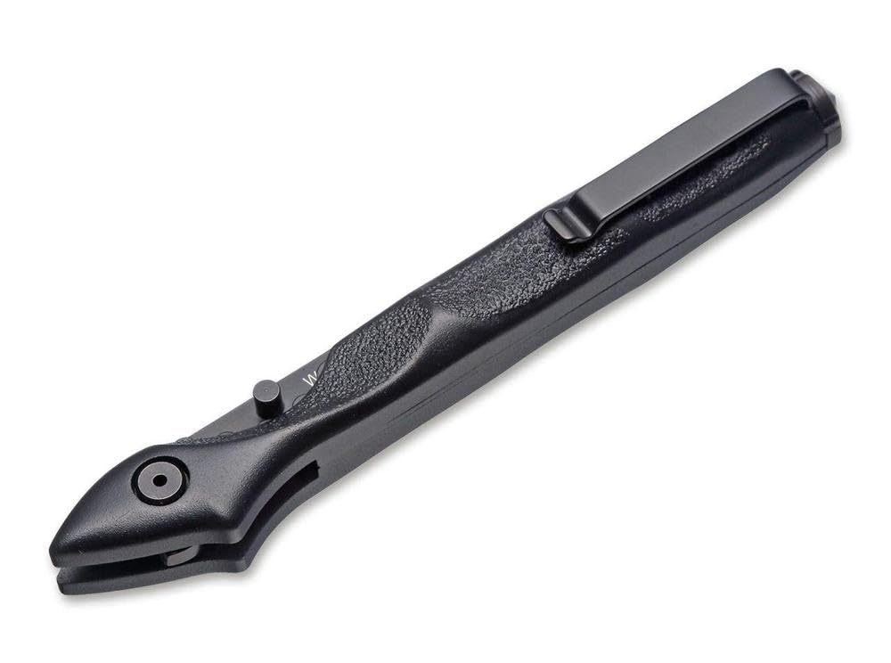 BOKER PLUS® Urban Survival – Compact Full-Metal Folding Knife with 440C Blade – Mini EDC Tactical Tool with Thumb Stud, Linerlock and Replaceable Glass Breaker – Aluminum Handle