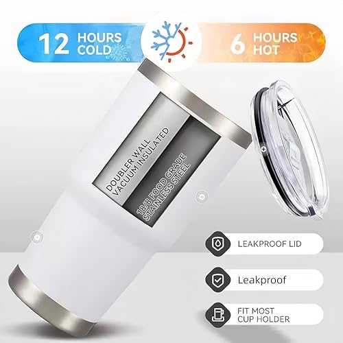 30 oz Stainless Steel Tumbler - Double Wall Insulated Travel Mug with Lid - Yellow
