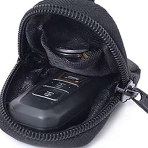 Tactical Mini EDC Coin Pouch - 2 Pack, Small Gear Bag - Black 2