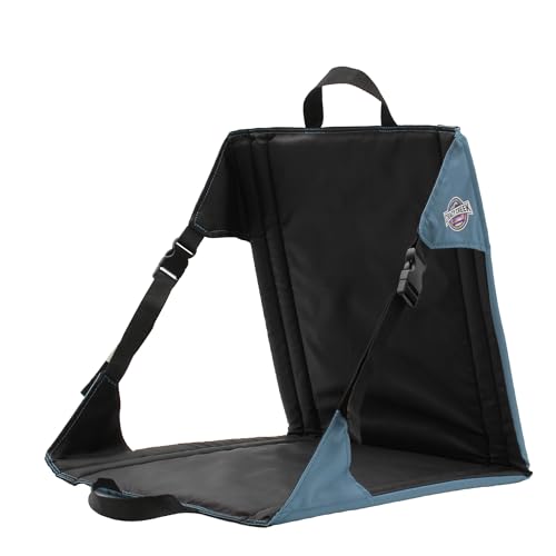 Crazy Creek The Chair Smokey Blue — Lightweight, Water-Resistant Camping & Stadium Seat with Adjustable Straps