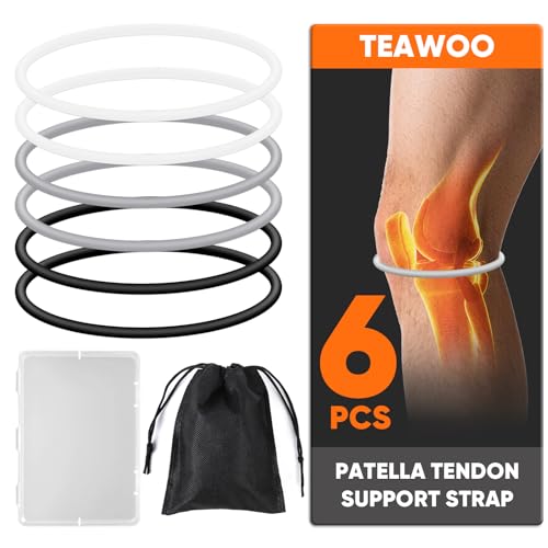 Patellar Tendon Support Strap - 6PCS Knee Pain Relief Bands