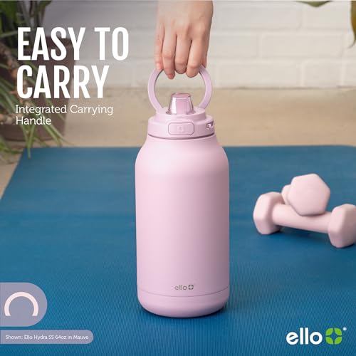 Ello Hydra 64oz Half Gallon Vacuum Insulated Stainless Steel Jug,