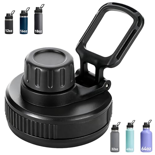 Spout Lid Replacement for Wide Mouth Hydro Flask Bottles - 12-64 OZ