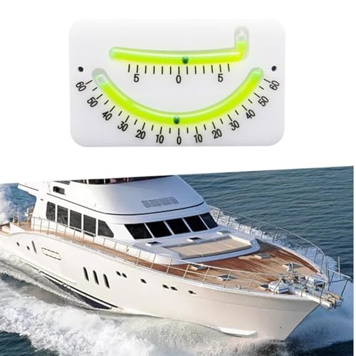 Marine Clinometer for Boat Navigation - Night Illuminating Double Tube