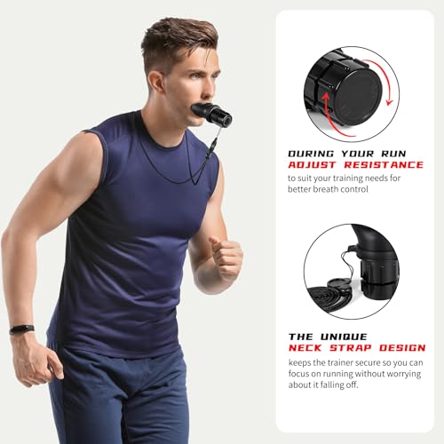 Portable Lung Trainer with Adjustable Resistance - Standard