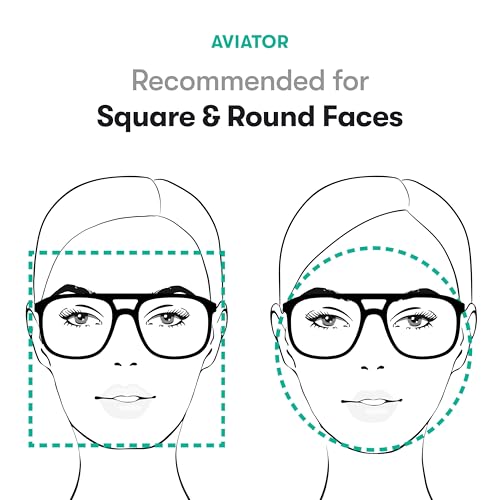 Stoggles Aviator Z87.1 Certified Safety Glasses, Blue-Light, UV Blocking Lens, Top & Side Shield, Anti-Fog, Stylish Eyewear