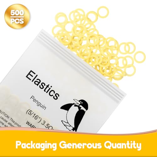 500 Pcs Orthodontic Rubber Bands - 5/16" Elastic Bands