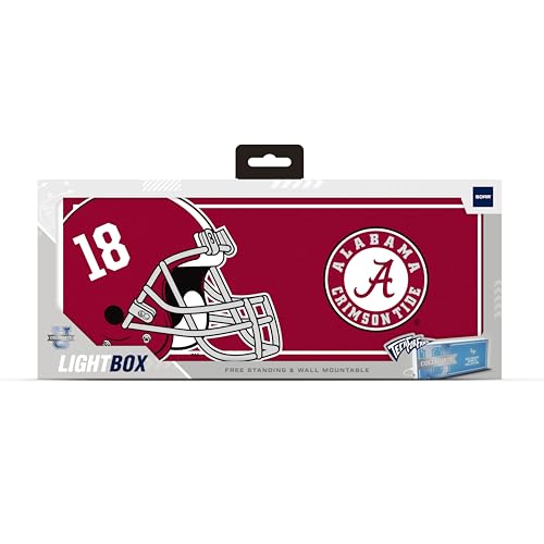 NCAA LED Ambience Light Box - USB-C & Battery Powered, Wall Mountable