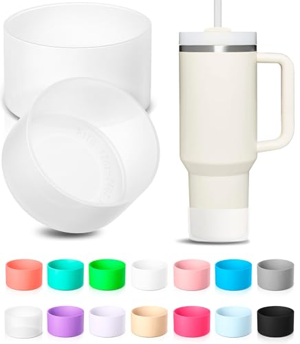 Silicone Boots for Tumblers - 2-Pack Clear - Fits Stanley & Owala