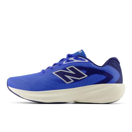 Men's Waterproof Running Shoes - New Balance Fresh Foam 680 V8 - Blue Bird/Faded Black