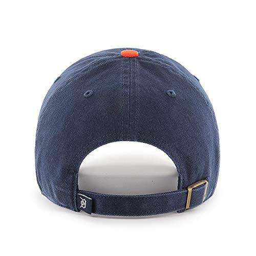 Detroit Tigers Clean Up Hat - Navy & Orange