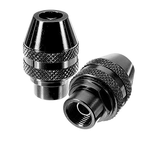 2 Pcs Keyless Chuck Set Multi Quick Change 4486 Keyless Chuck Replacement Fits for Dremel Rotary tool