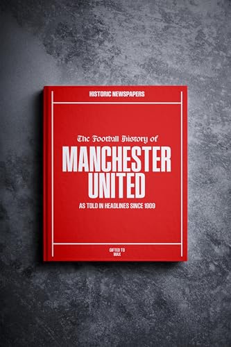 Manchester United Soccer History Newspaper Book - Personalize Free