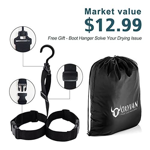 OXYVAN M10/W12 Brown Chest Waders with Boots - Lightweight Nylon/PVC Fishing & Hunting Gear