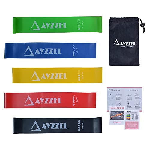 Resistance Exercise Loop Bands Set of 5 - Versatile Home Gym Equipment
