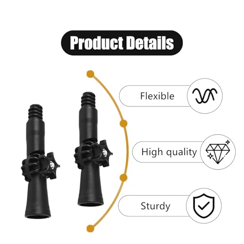 2 PCS Mop Extension Pole Adapter Rotatable Angle Adaptor Broom Handle Adapter Plastic Paint Brush Extender for Threaded Extension Pole