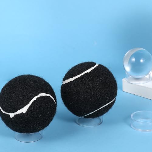 15-Piece Clear Acrylic Ball Display Stands for Collectibles