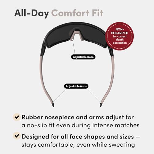 Pivot Pickleball Glasses - Protective Eyewear with Photochromic Lenses