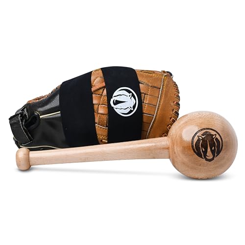 Rhino Wax Softball Glove Break-In System with Mallet & Wrap - Fits All Sizes