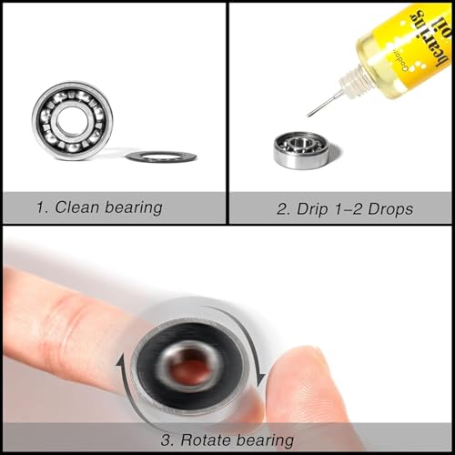 Premium Skateboard Bearing Lubricant Oil - 1 oz