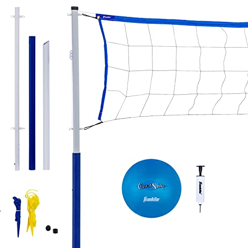 Portable Volleyball Set - Recreational Beach & Backyard Net with Ball
