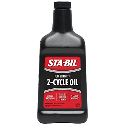 Full Synthetic 2-Cycle Oil with Fuel Stabilizer - 13 oz
