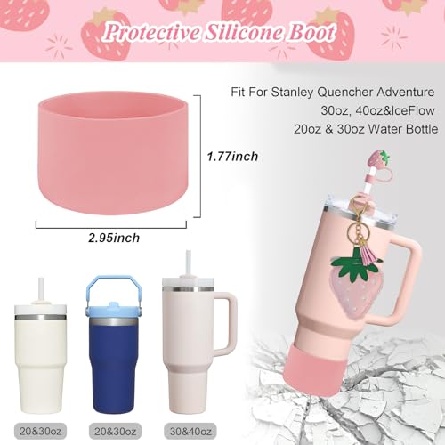 7-Piece Strawberry Cup Accessory Set for Stanley 30/40 oz