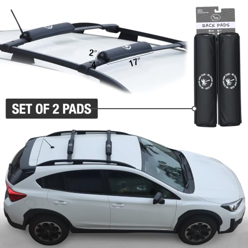 Surfboard & SUP Aero Roof Rack Pads - Set of 2, 17"